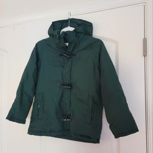 J. Crew Cuts Down Winter Snow Jacket Warm, Boy’s Size 8, Olive / Dark Green